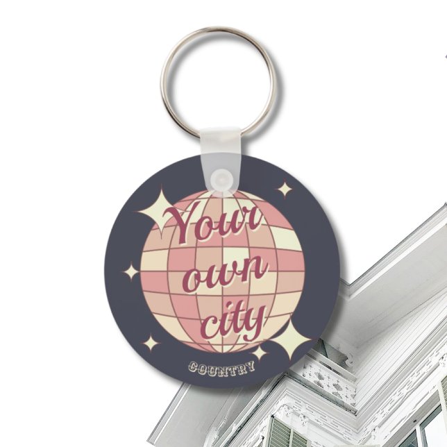 Llavero Nombre del pueblo de la ciudad natal de Keychain (Subido por el creador)