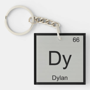 Llavero Nombre Dylan Química Elemento Tabla Periódica