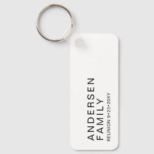 Llavero Nombre familiar Monograma Reunión personalizada