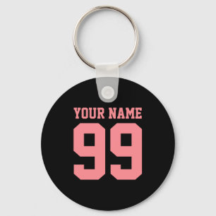 Llavero Nombre Número Fútbol Fútbol Personalizado Chica Ch