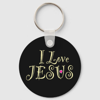Llavero Nombre personalizado ‘Amo a Jesús’ Cita cristiana
