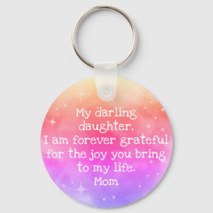 Llavero Nombre personalizado Arcoiris Ombre Galaxia Estrel