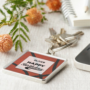 Llavero Nombre personalizado Baloncesto Cumpleaños Gran Bo