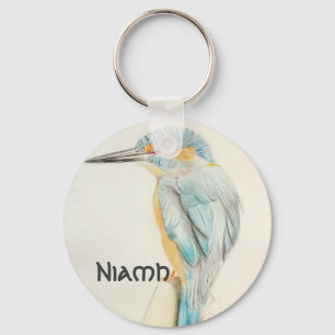 Llavero Nombre personalizado Bello Anillo de claves de páj