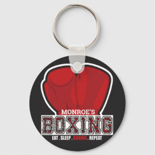 Llavero NOMBRE Personalizado Boxer Boxer Glove Prighter
