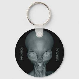 Llavero Nombre personalizado Cadenas de claves de UFO Alie