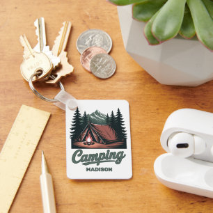 Llavero Nombre Personalizado Camping