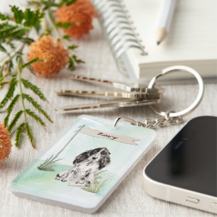 Llavero Nombre personalizado Cocker Spaniel Perro mascota
