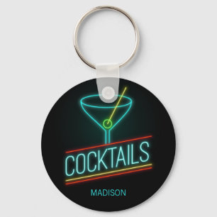 Llavero Nombre personalizado COCTELES