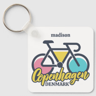 Llavero Nombre personalizado Copenhague Dinamarca