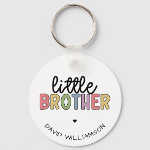 Llavero Nombre personalizado Cuto de pequeño hermano perso