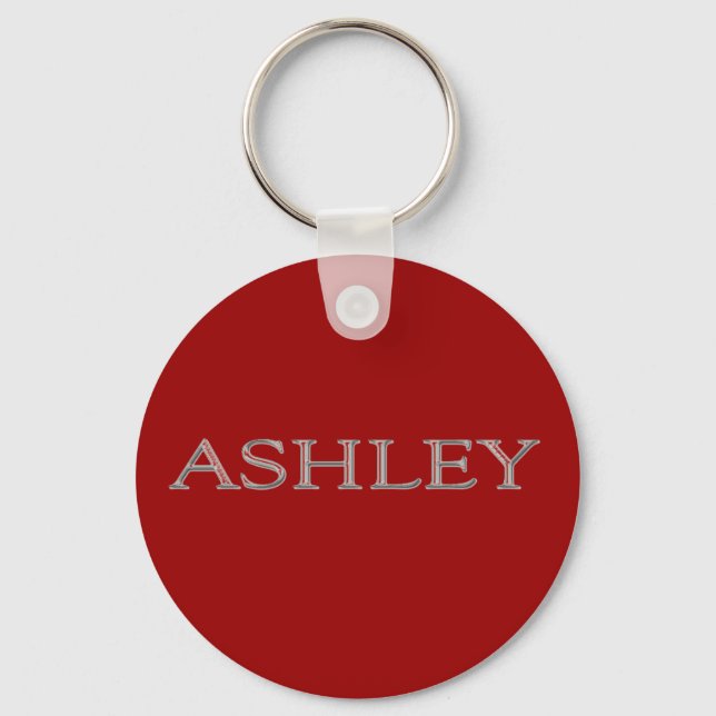 Llavero Nombre personalizado de Ashley (Anverso)