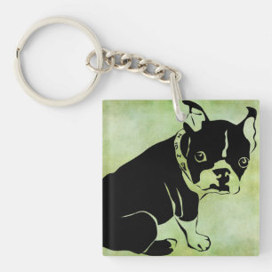 Llavero NOMBRE PERSONALIZADO DE BULLDOG FRANCÉS Keychain a