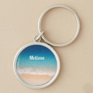 Llavero Nombre personalizado de costa de playa