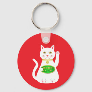 Llavero Nombre personalizado de gato Lucky Oriental