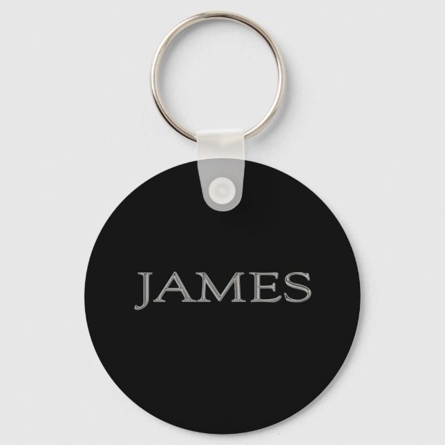 Llavero Nombre personalizado de James (Anverso)