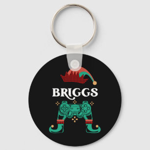 Llavero Nombre personalizado de jugador Elf Navidades de B