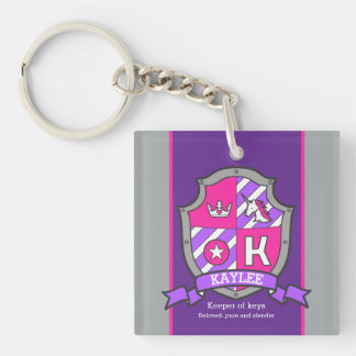 Llavero Nombre personalizado de Kaylee que significa letra