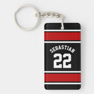Llavero Nombre personalizado de la Novedad de Jersey de fú