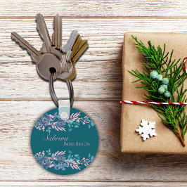 Llavero Nombre personalizado de los floros mágicos