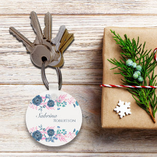 Llavero Nombre personalizado de los floros mágicos