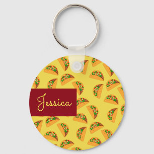 Llavero Nombre personalizado de Martes de Taco