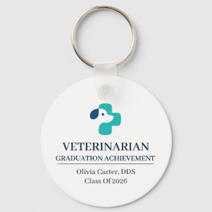 Llavero Nombre personalizado de veterinario desde año
