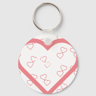 Llavero Nombre personalizado del bebé Corazón