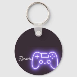 Llavero nombre personalizado del identificador de NEON PS4