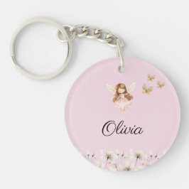 Llavero Nombre personalizado del jardín de leche encantado