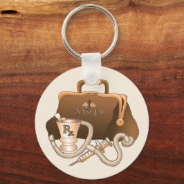Llavero Nombre personalizado del médica MD Keychain