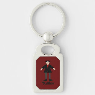 Llavero Nombre personalizado del vampiro de Halloween