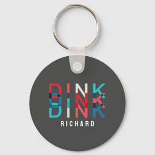 Llavero Nombre personalizado Dink Personalizado Juego de P