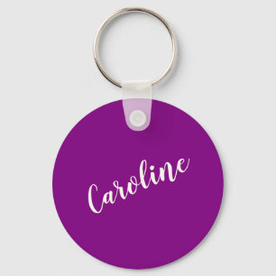 Llavero Nombre personalizado en caligrafía minimalista púr