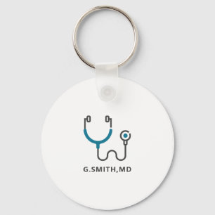Llavero Nombre personalizado   Estetioscopio médico   Enfe