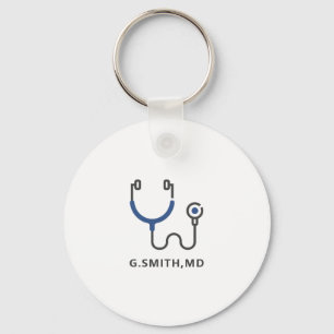Llavero Nombre personalizado   Estetioscopio médico   Enfe