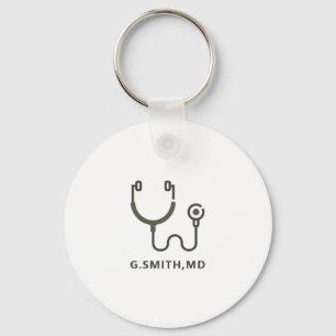 Llavero Nombre personalizado Estetioscopio médico Enfer