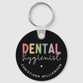 Llavero Nombre personalizado Higienista dental Regalos RDH