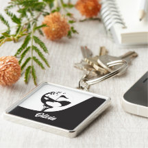 Nombre personalizado Hola Golf blanco y negro