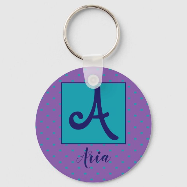 Llavero Nombre personalizado/ inicial (Anverso)