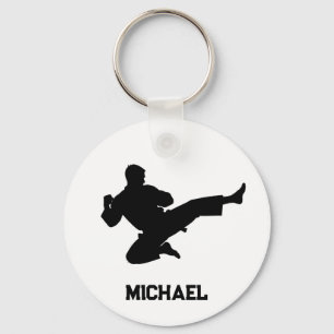 Llavero Nombre personalizado Karate / Taekwondo / judo