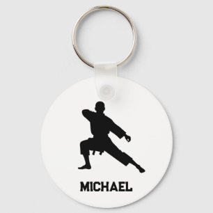 Llavero Nombre personalizado Karate / Taekwondo / judo
