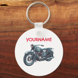 Llavero NOMBRE personalizado Keychain de motocicleta vinta