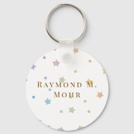 Llavero Nombre personalizado minimalista moderno