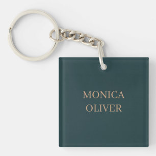 Llavero Nombre personalizado moderno profesional minimalis