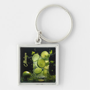 Llavero Nombre personalizado Mojito Cocktail