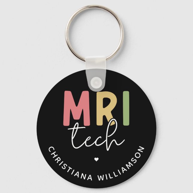 Llavero Nombre personalizado MRI Tech | Regalos Tecnológic (Anverso)