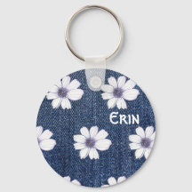 Nombre personalizado Patrón de flor de la marina A