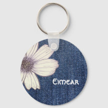 Nombre personalizado Patrón de flor de la marina A