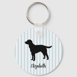 Llavero Nombre personalizado perro labrador raya